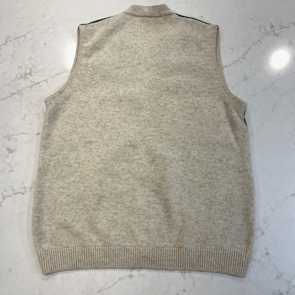 Colonial Concepts New Zealand Heritage Wool XL Sweater Button Vest Graphic Knit‎ - Picture 2 of 7